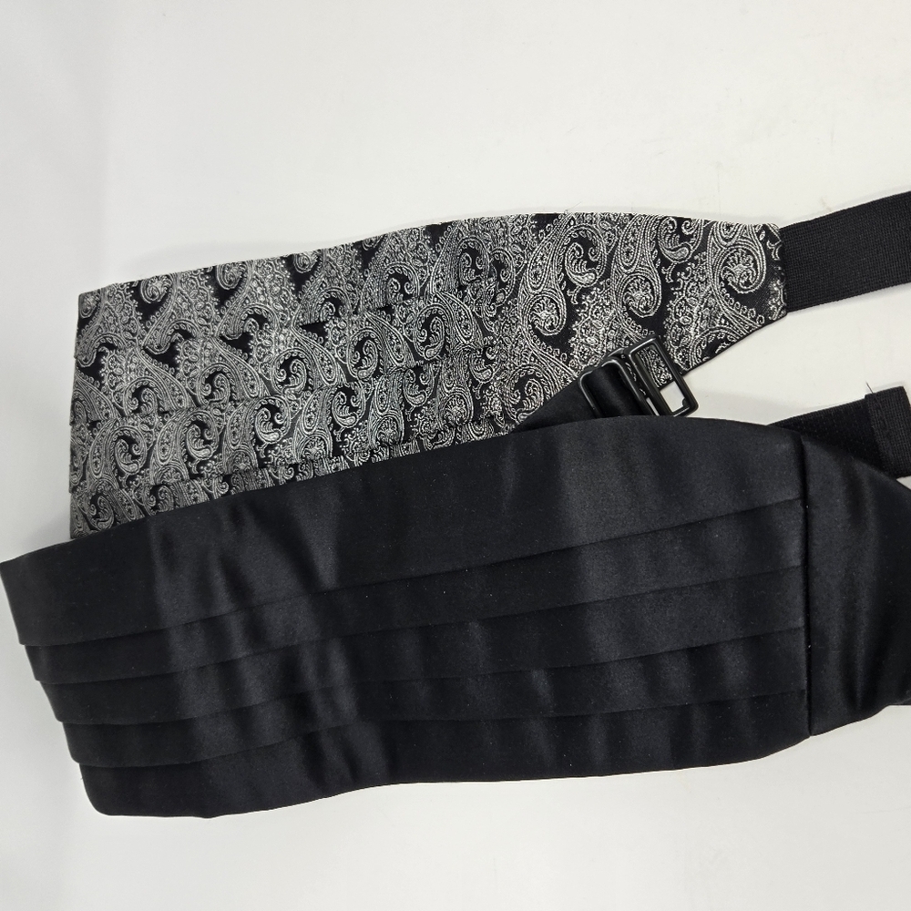 Robert Talbott Protocol Two Cummerbund Bundle Sol… - image 4